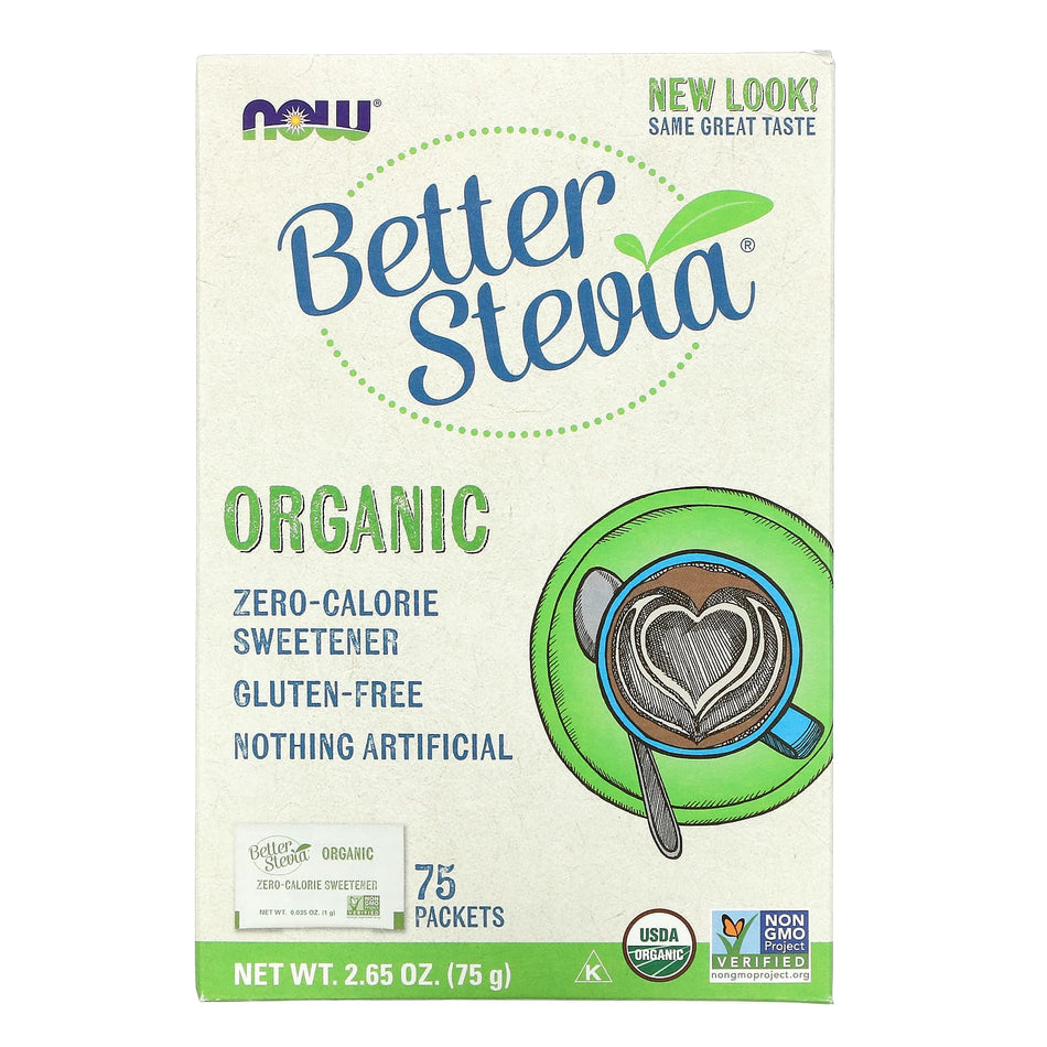 Mejores Paquetes de Stevia, Orgánica - 75 paquetes