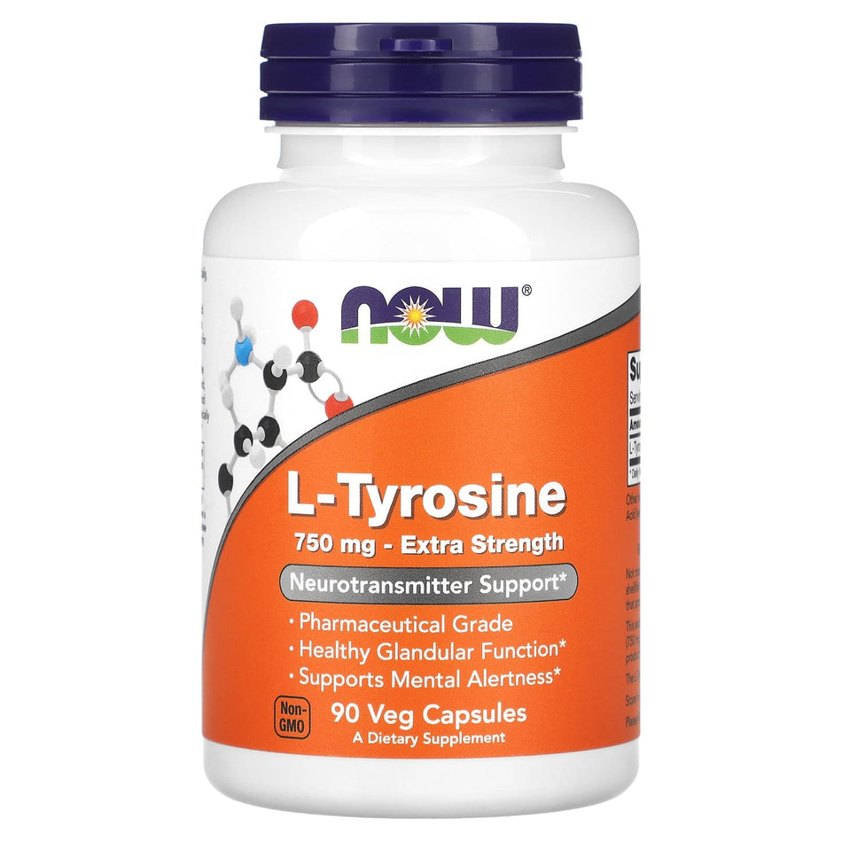 L-tirosina, extra forte 750 mg - 90 vcaps