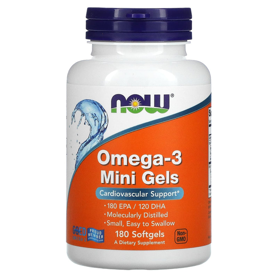 Omega-3 Mini Geles - 180 cápsulas blandas