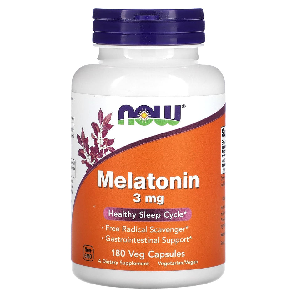 Melatonina, 3mg - 180 cápsulas