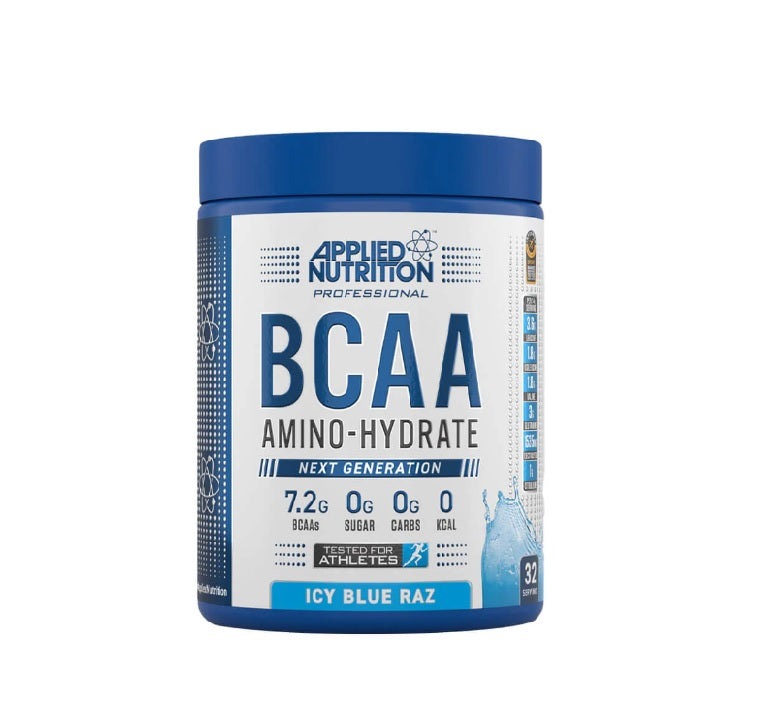 BCAA Amino-Hydrate, Icy Blue Raz - 450 grams - Applied Nutrition