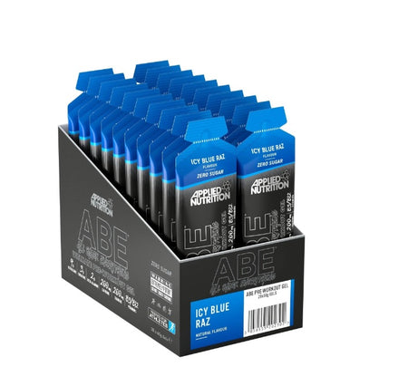 ABE - All Black Everything Gel, Icy Blue Raz (EAN 5056555202302) - 20 x 60g - Applied Nutrition