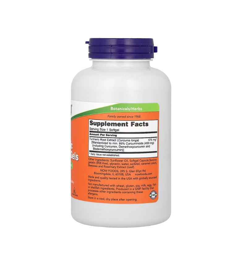 Curcumin - 120 softgels - Now Foods