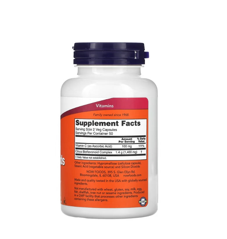 Citrus Bioflavonoids, 700mg - 100 caps- Now Foods