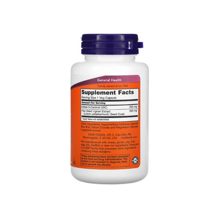 Indole-3-Carbinol (I3C), 200mg - 60 vcaps&nbsp;- NOW Foods