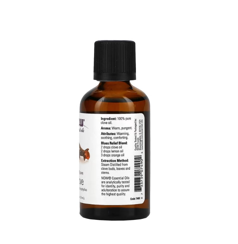 Essential Oil, Clove Oil - 59 ml. - Now Foods