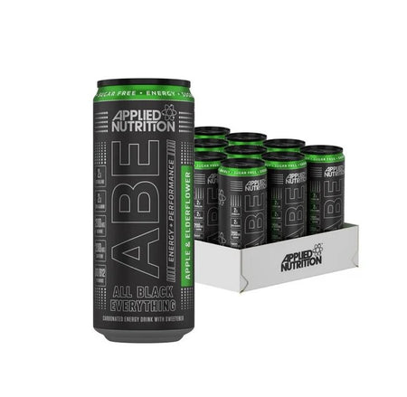 ABE Energy + Performance Cans, Apple &amp; Elderflower - 24 x 330 ml. - Applied Nutrition