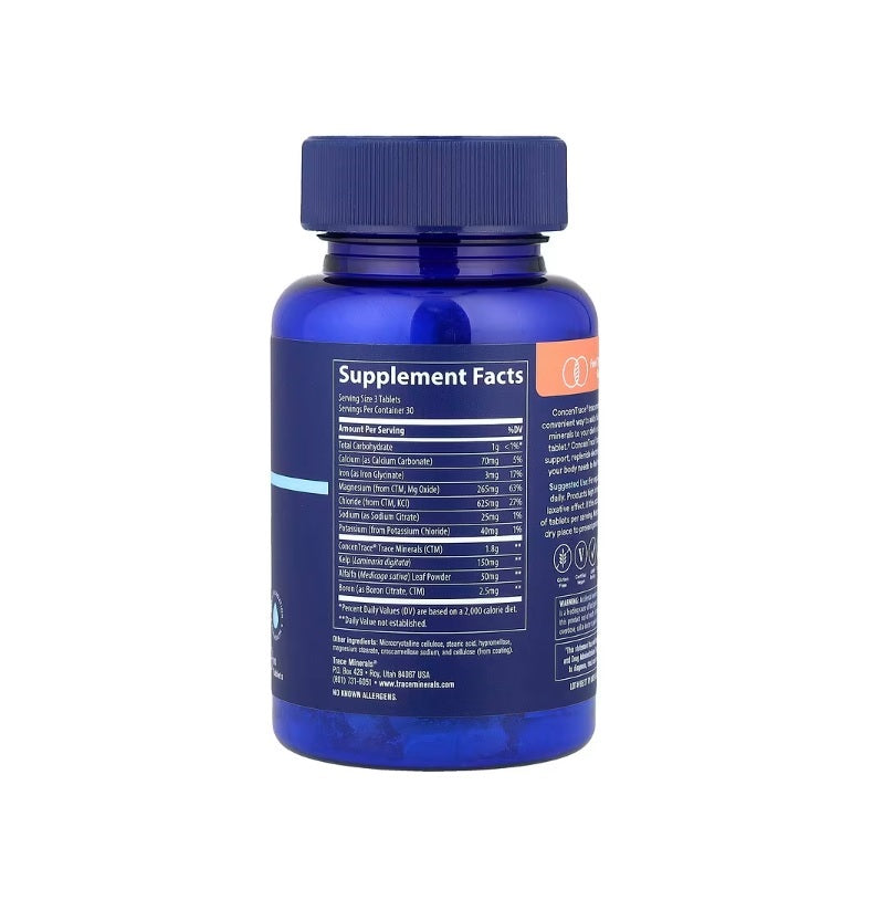 ConcenTrace Trace Mineral Tablet - 90 tablets - Trace Minerals