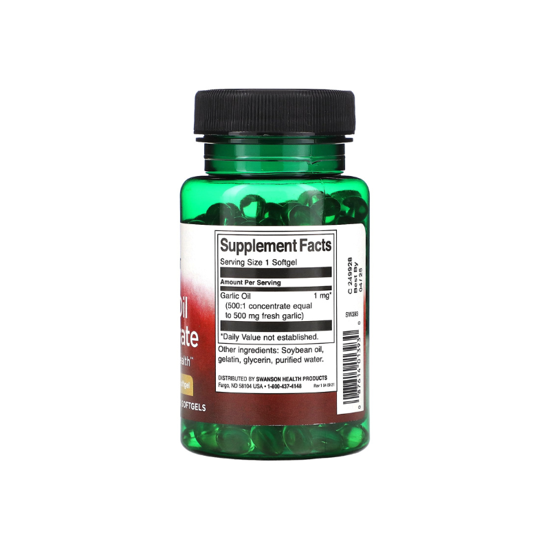 Garlic Oil, 500mg - 250 softgels - Swanson