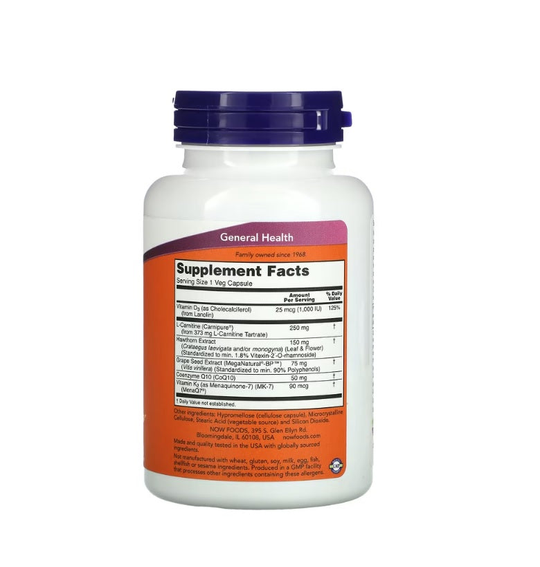 Clinical Cardio - 90 vcaps - Now Foods