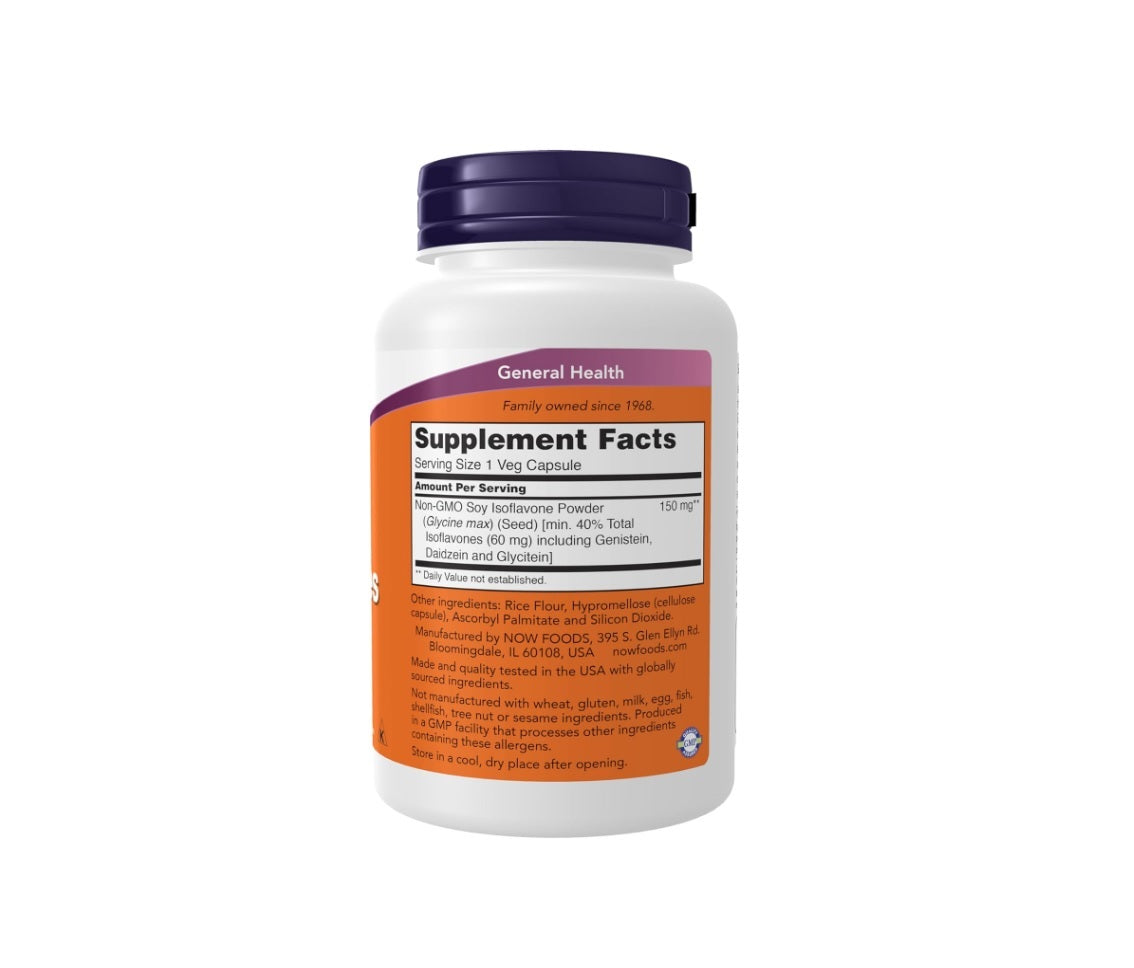 Soy Isoflavones - 120 vcaps - NOW Foods