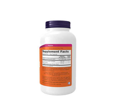 Vitamin C-1000 with 100mg Bioflavonoids - 250 vcaps - NOW Foods