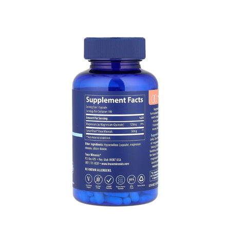 Magnesium Glycinate - 180 caps - Trace Minerals