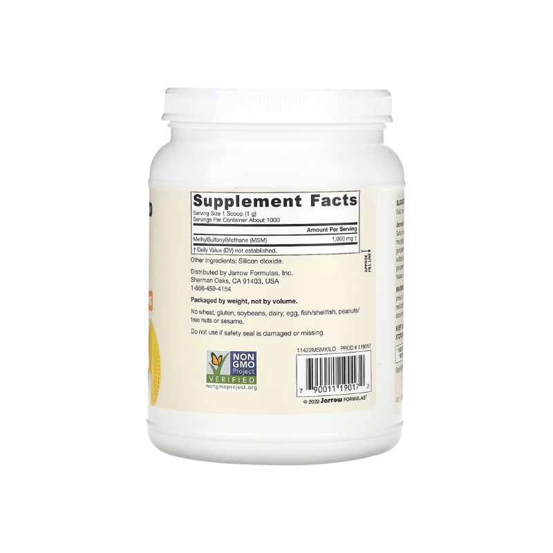 MSM (Methyl-Sulfonyl-Methane), Powder - 1000 grams