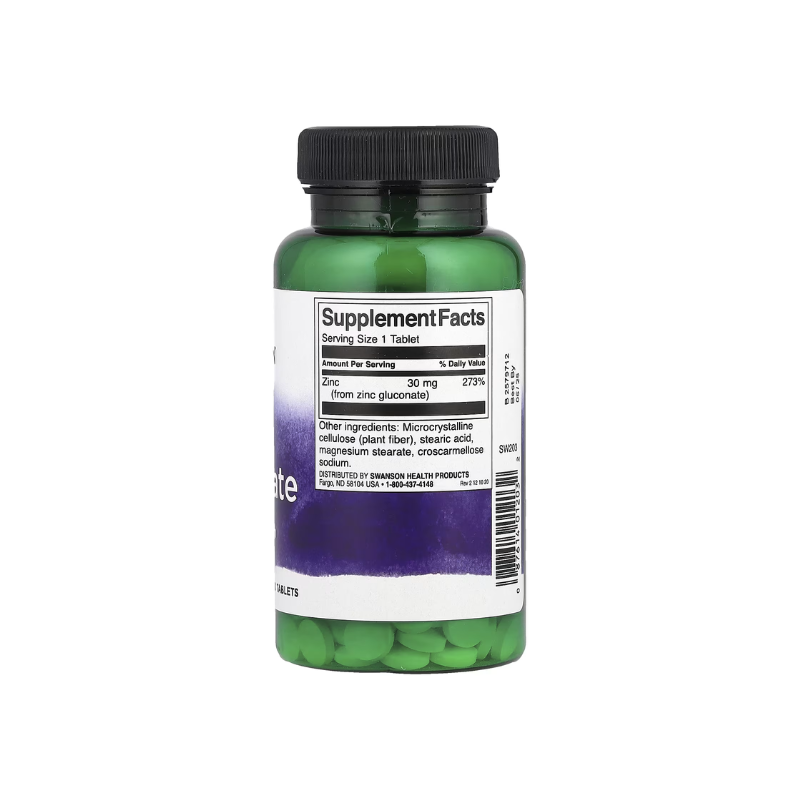 Zinc Gluconate, 30mg - 250 tablets - Swanson