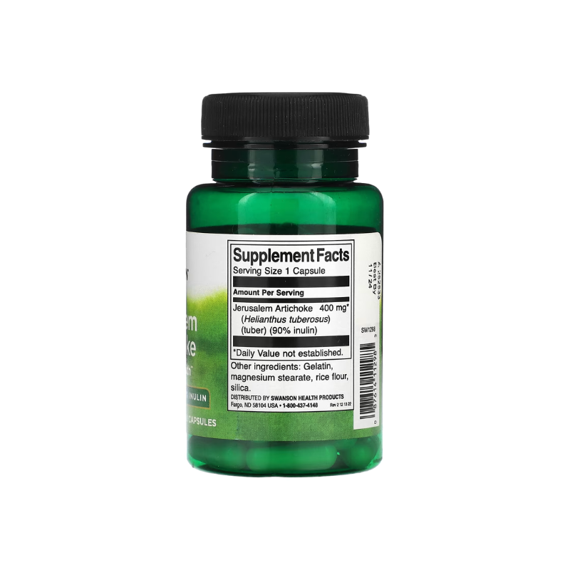 Prebiotic Jerusalem Artichoke, 400mg - 60 caps