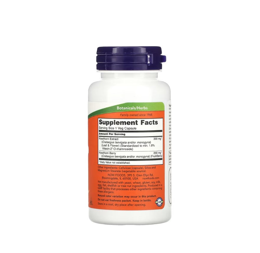 Hawthorn Extract, 300mg - 90 vcaps - Now Foods