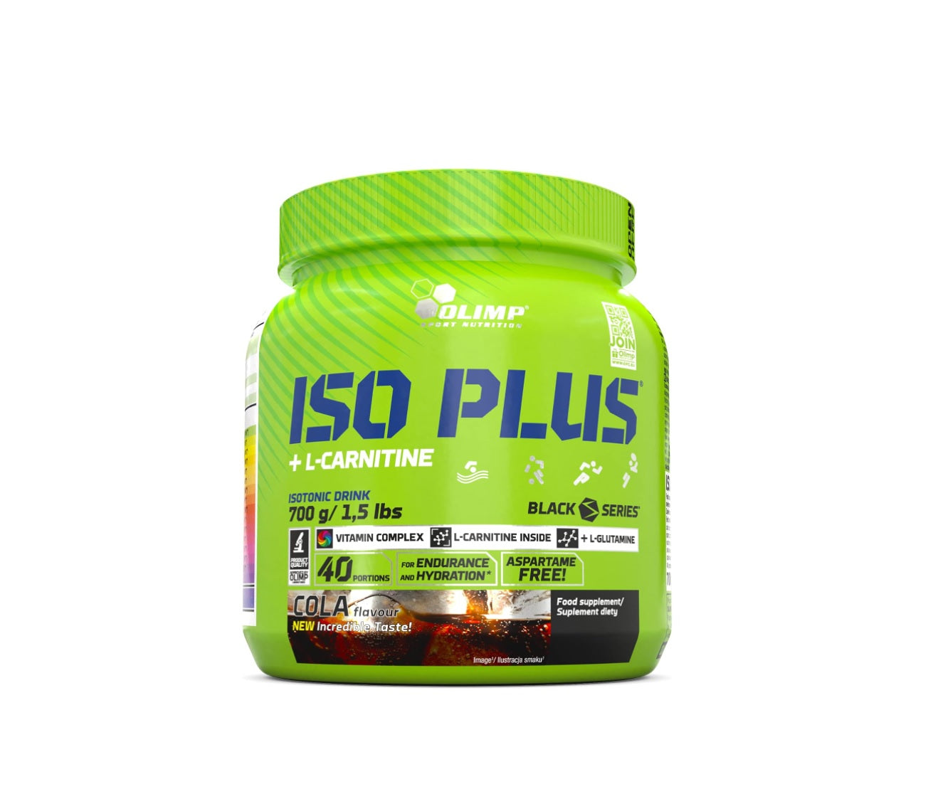 Iso Plus, Cola - 700 grams - Olimp Nutrition