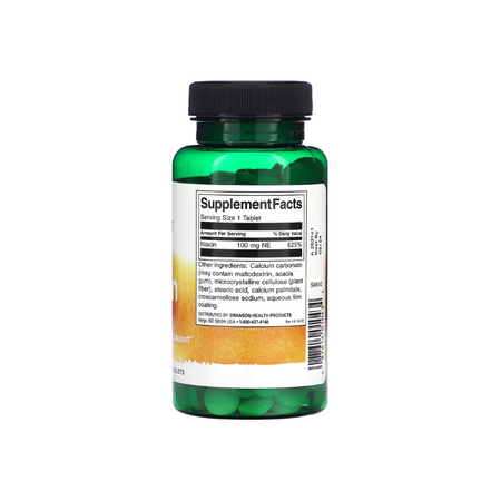 Niacin, 100mg - 250 tablets