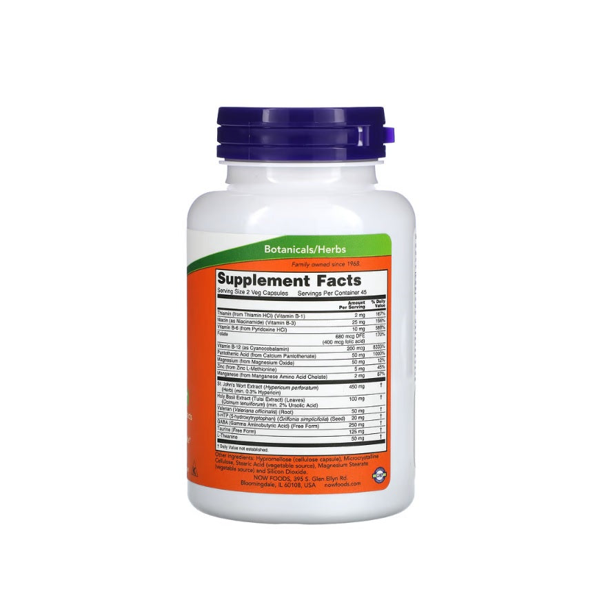 Mood Support with St. John's Wort - 90 vcaps - NOW Foods