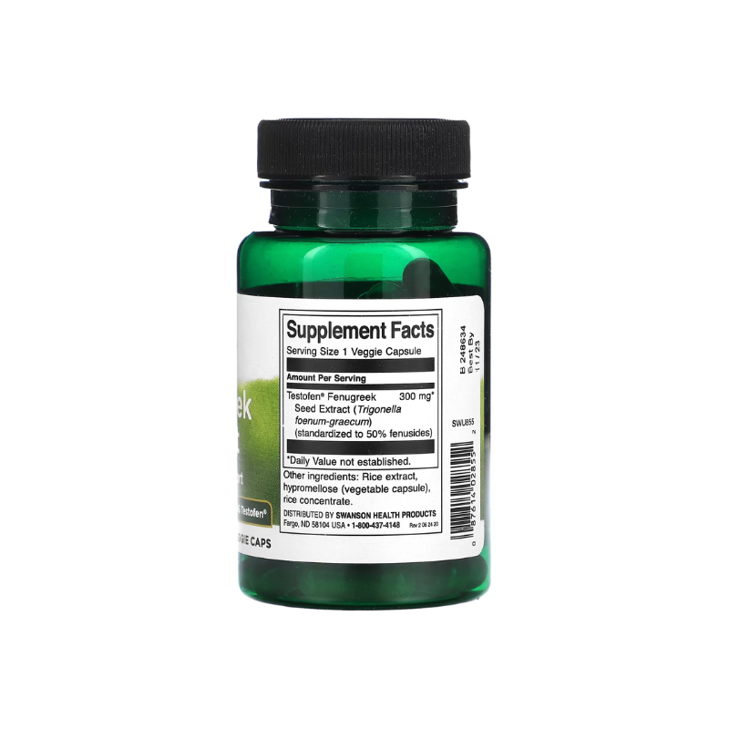 Fenugreek Extract, 300mg - 60 vcaps - Swanson