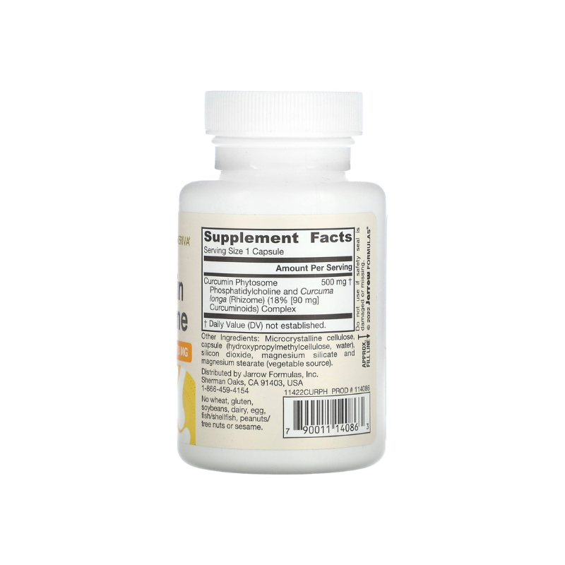 Curcumin Phytosome (Meriva), 500mg - 60 vcaps - Jarrow Formulas