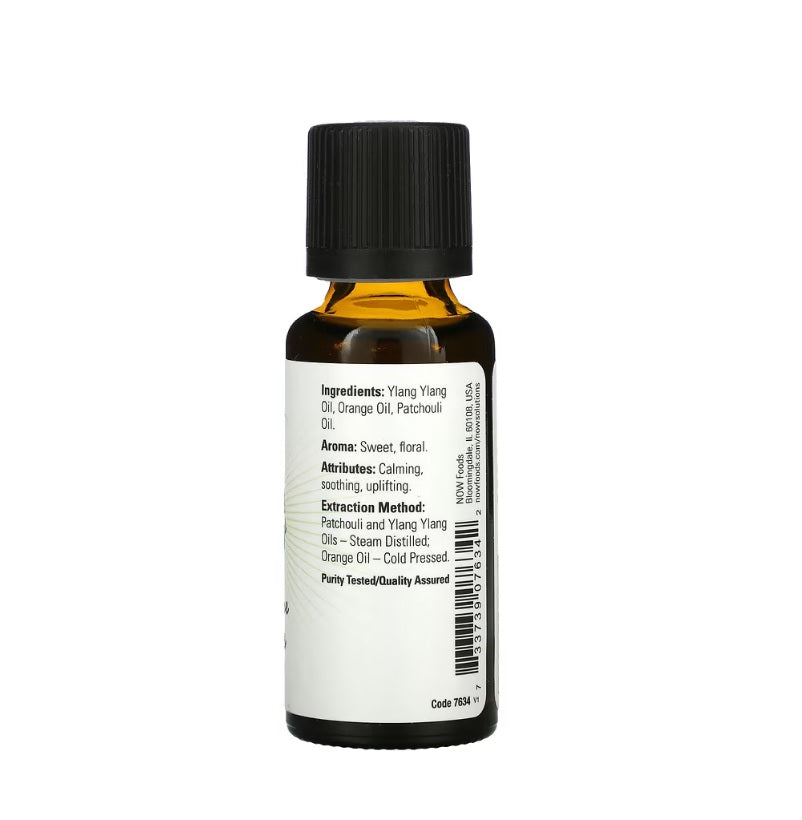 Essential Oil, Peace Love &amp; Flowers Oil Blend - 30 ml. - Now Foods