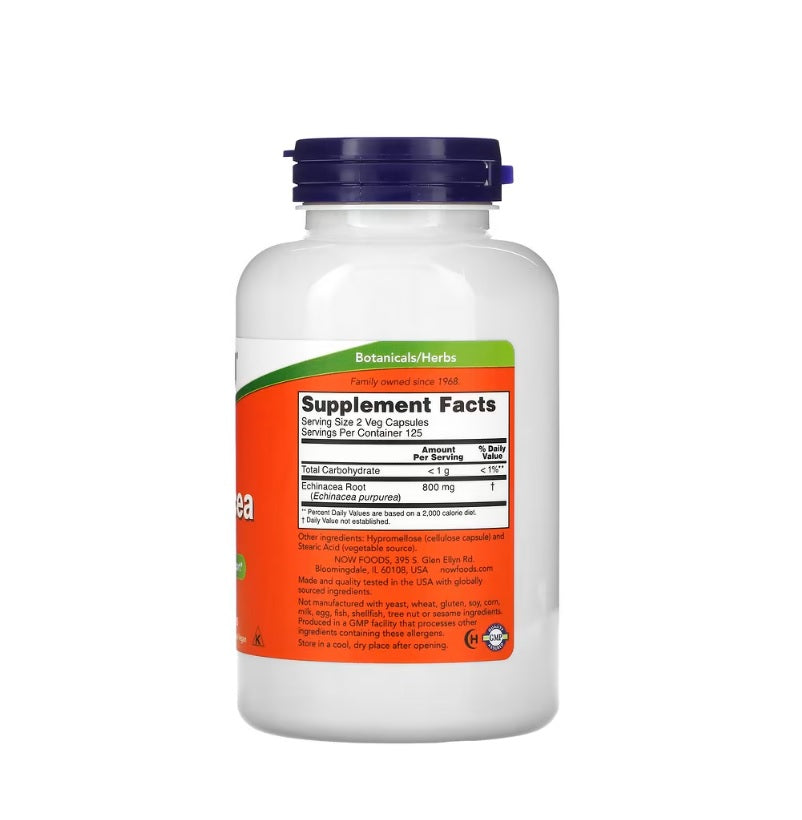 Echinacea, 400mg - 250 vcaps - Now Foods