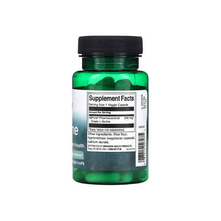 L-Serine, 500mg - 60 vcaps - Swanson