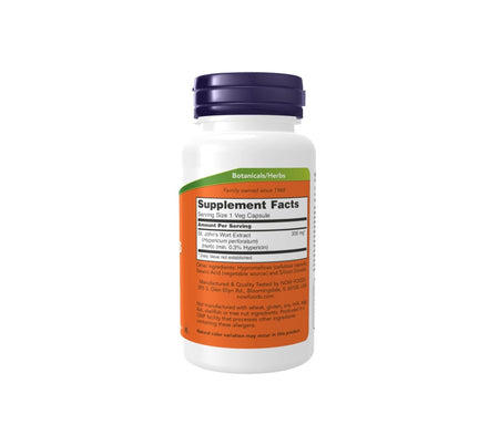 St. John's Wort, 300mg - 100 vcaps - NOW Foods