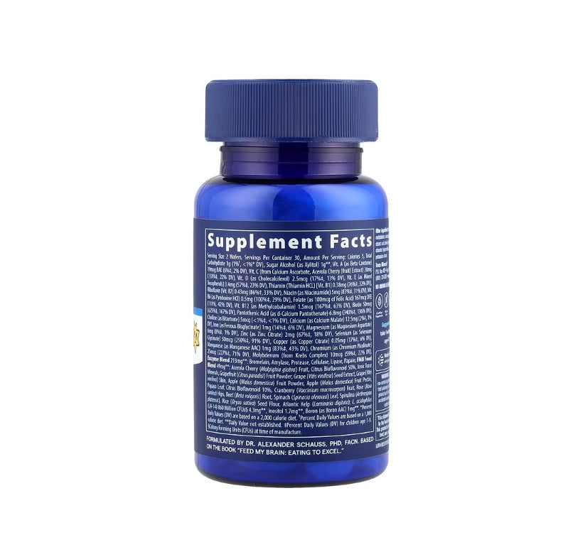 Children's Feed My Brain, Fruit Punch - 60 chewables - Trace Minerals