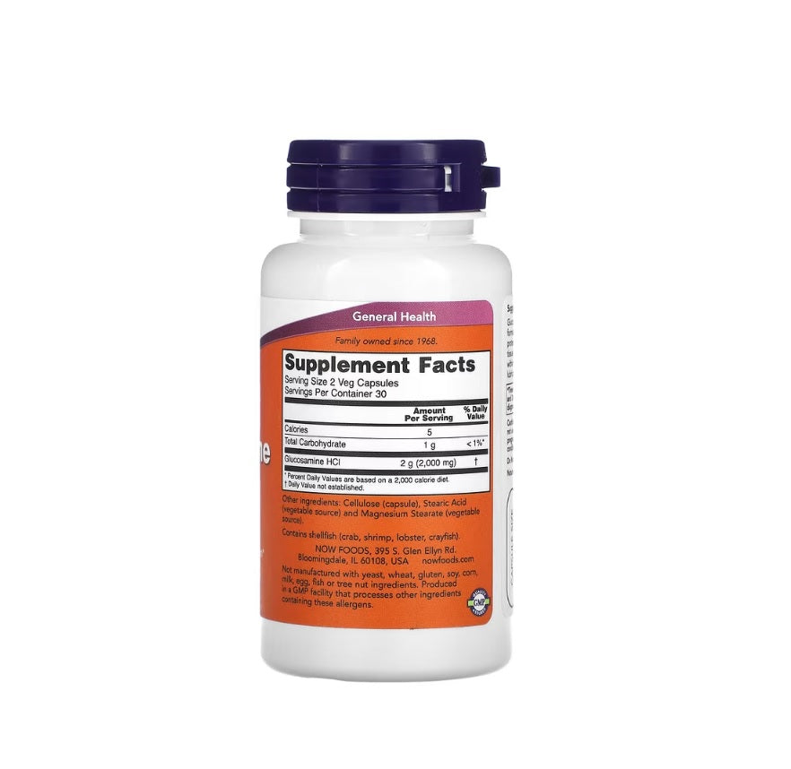 Glucosamine 1000 - 60 vcaps - NOW Foods