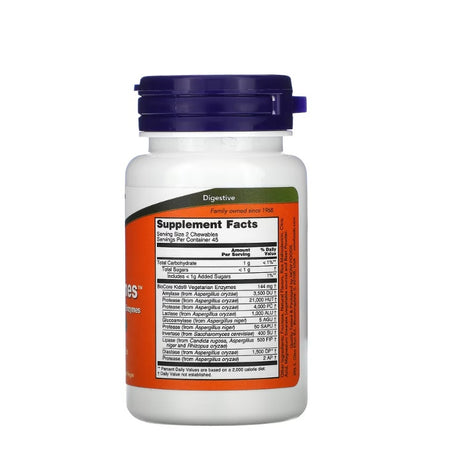 ChewyZymes - 90 chewables - Now Foods