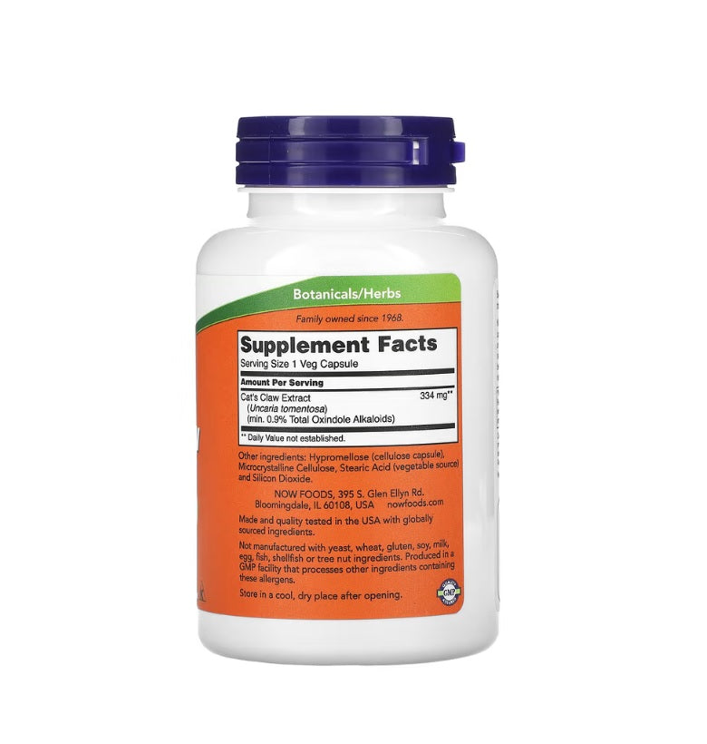 Cat's Claw Extract - 120 vcaps - Now Foods