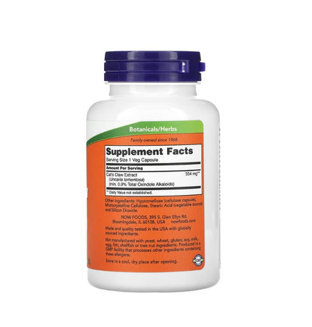 Cat's Claw Extract - 120 vcaps - Now Foods