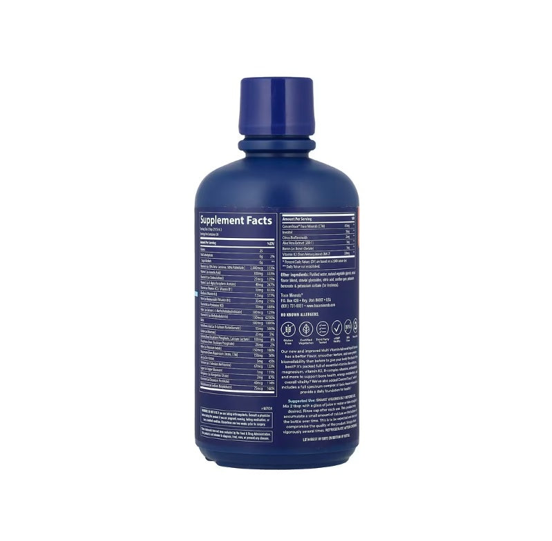 Liquid Multi Vitamin-Mineral, Berry - 887 ml. - Trace Minerals