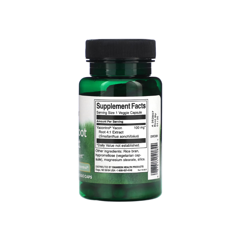 Yacon Root Extract, 100mg - 90 vcaps - Swanson