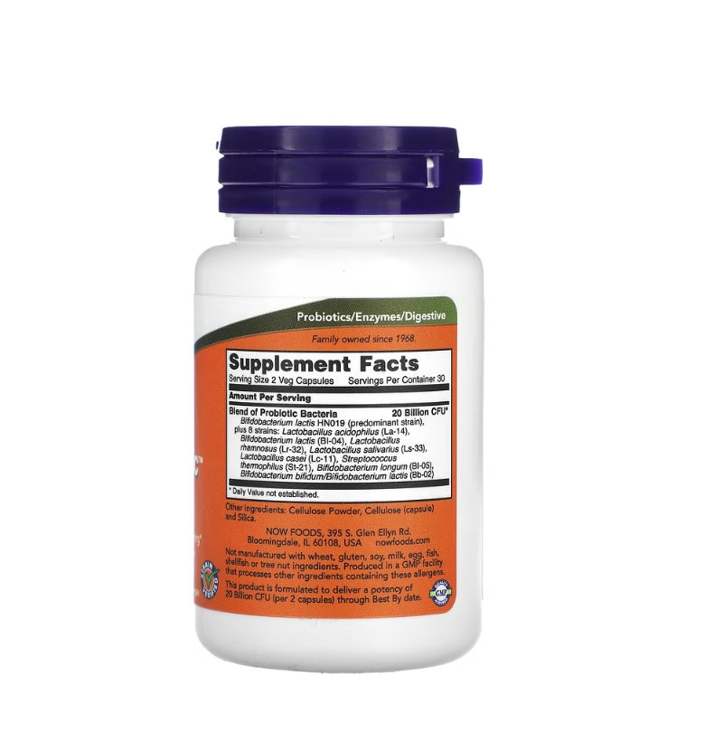 Clinical GI Probiotic - 60 vcaps - Now Foods