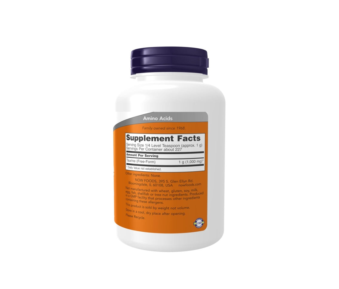 Taurine, Pure Powder - 227 grams - NOW Foods