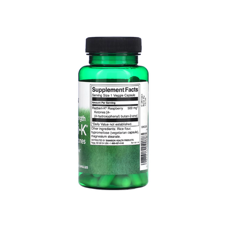 Razberi-K, 500mg Maximum Strength - 60 vcaps