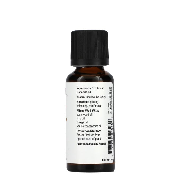 Essential Oil, Anise Oil - 30 ml - Now Foods