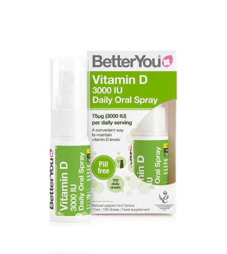 D3000, Daily Vitamin D Oral Spray - 15 ml. - BetterYou