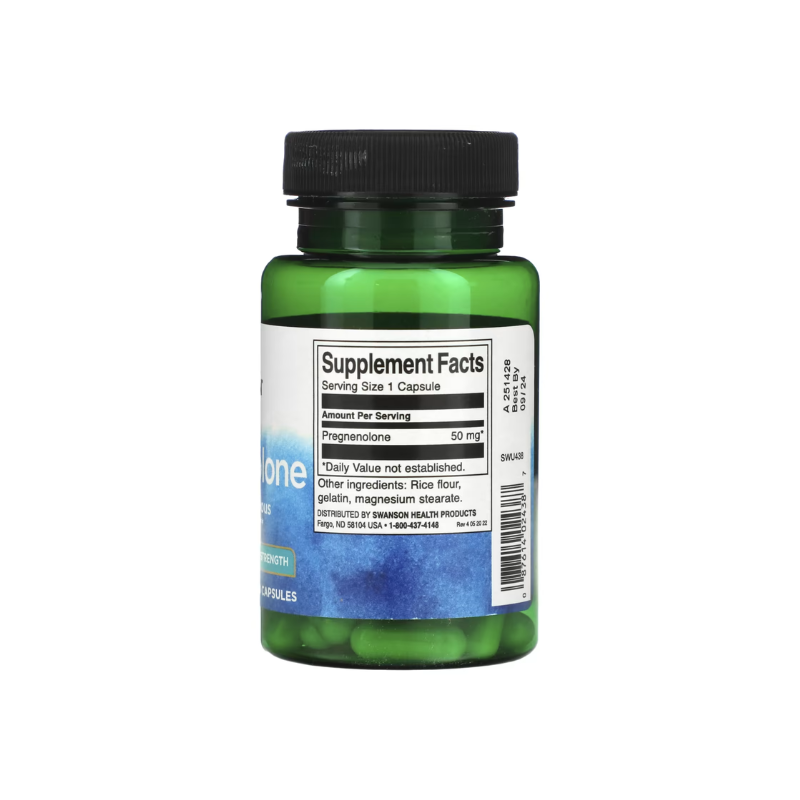 Pregnenolone, 50mg Super-Strength - 60 caps