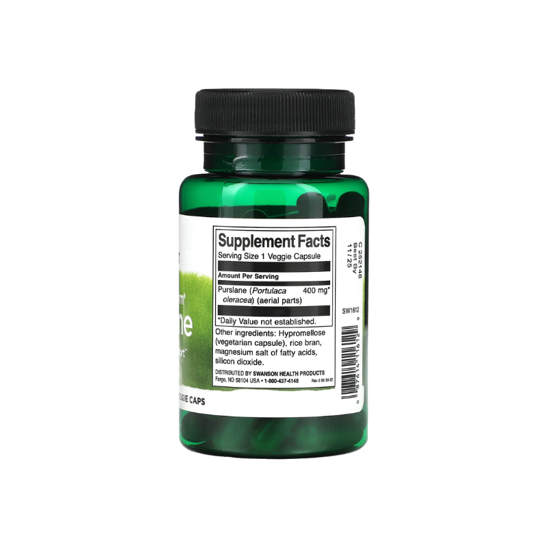 Full Spectrum Purslane, 400mg - 60 vcaps - Swanson