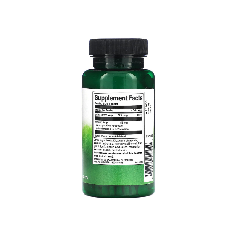 Kelp Iodine Source - 250 tablets - Swanson