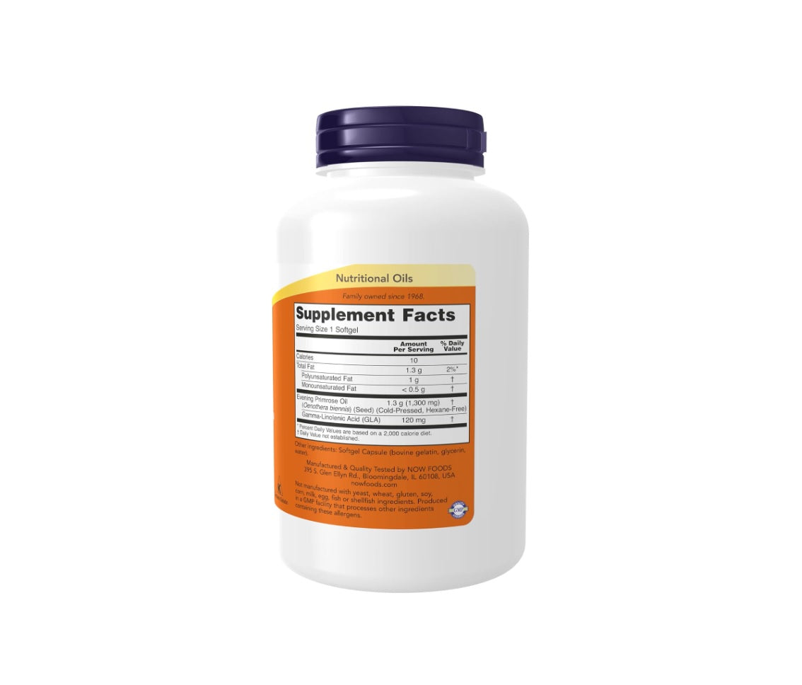 Super Primrose 1300mg - 120 softgels - Now Foods