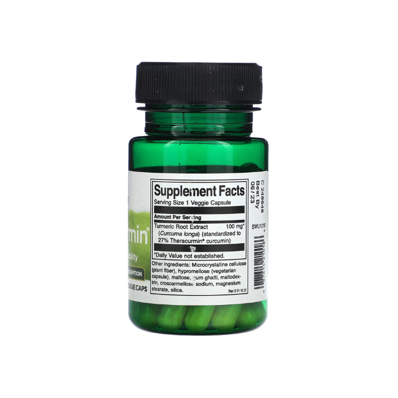 Theracurmin, 100mg High Absorption - 30 vcaps