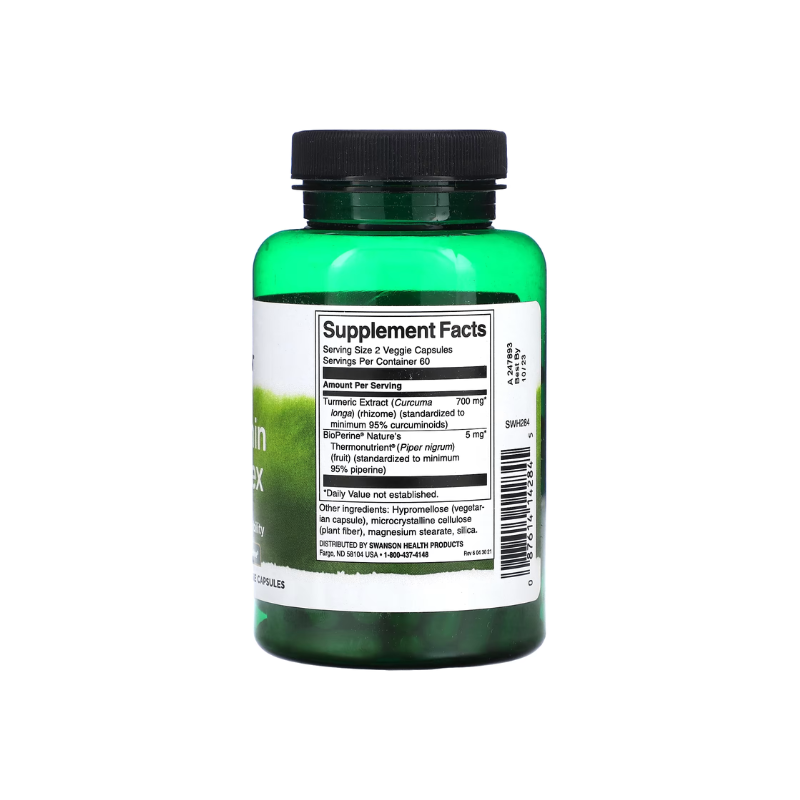 Curcumin Complex, 700mg - 120 vcaps - Swanson