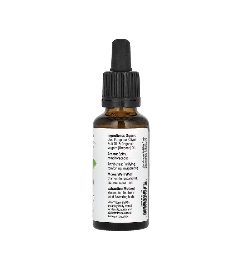 Essential Oil, Oregano Oil - 30 ml. - NOW FOODS