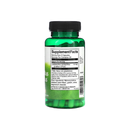 Lactobacillus Acidophilus, 1 billion CFU - 100 caps - Swanson